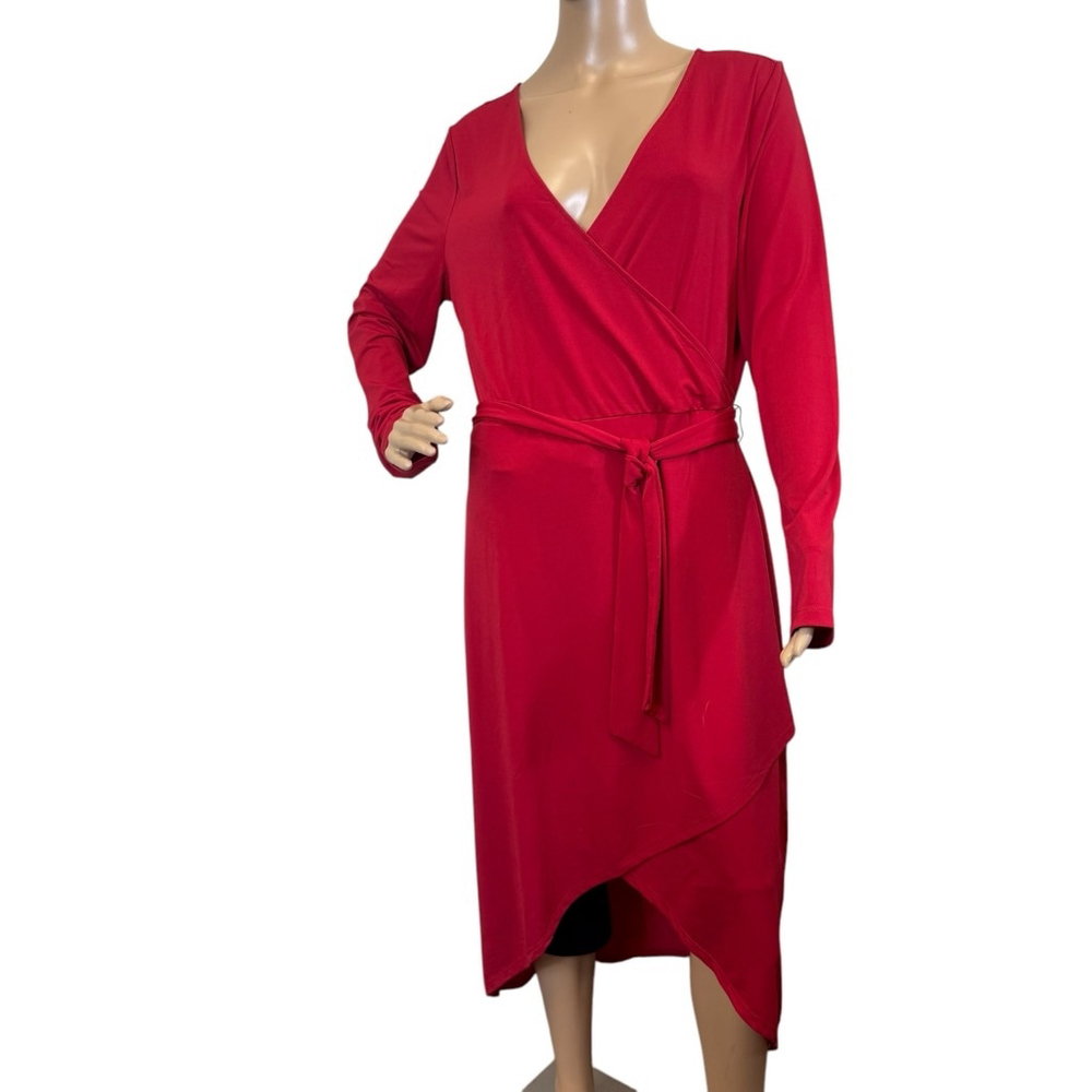 Signature Collection Dress, size LG, Red